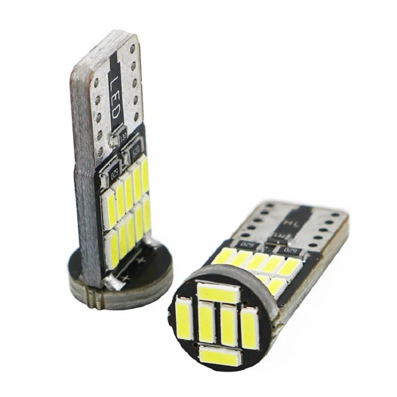 

2PCS CAR LED width light T10 4014 26SMD decoding high light W5W reading light license plate light