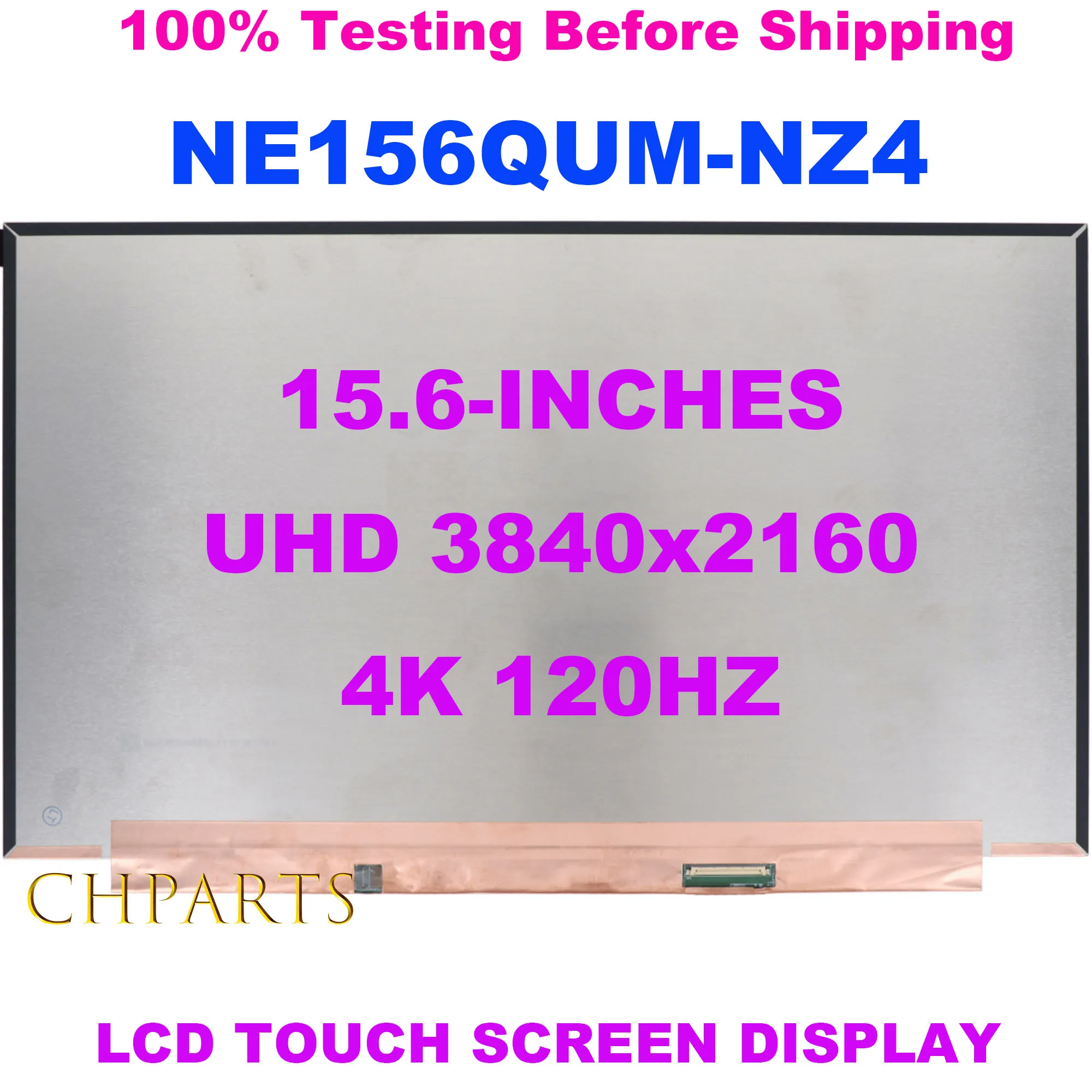 15.6&quot NE156QUM-NZ4 B156ZAN05.1 EDP 40PIN 120HZ UHD 3840*2160 4K LCD Screen 100% RGB Gaming Laptop Replacement Display Panel - купить по