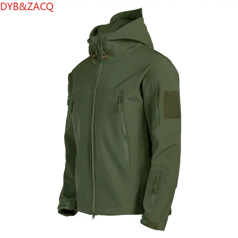 

Military Shark Skin Soft Shell Jackets Men Tactical Windproof Waterproof jacket men Army Combat Jackets Mens Hooded Bomber Coats