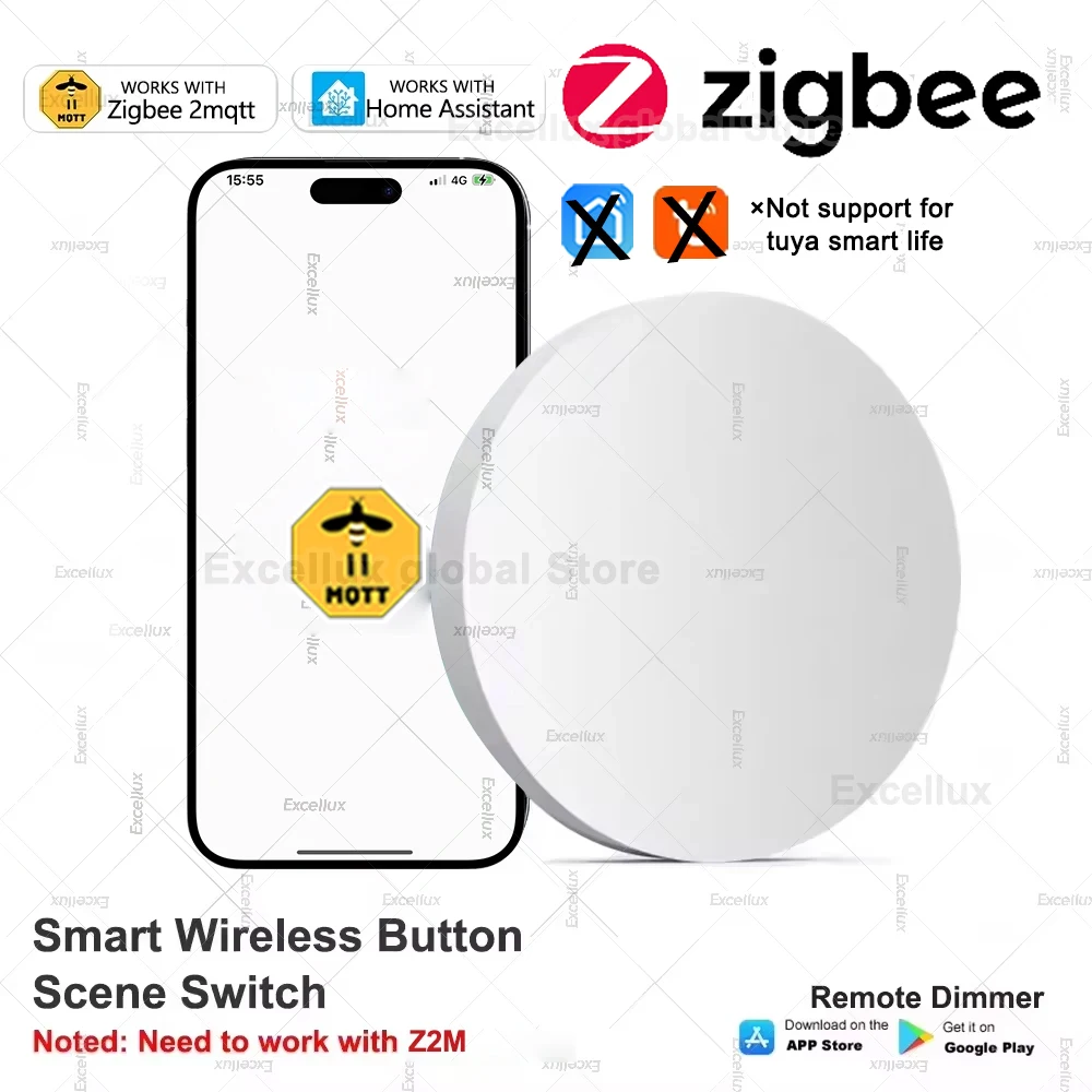 Беспроводной переключатель сцен Excellux ZigBee