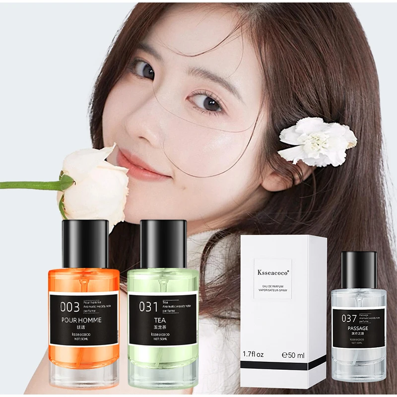 Фото Брендовые духи Стойкий аромат Новый свежий легкий аромат Tk Лидер продаж Элегантный аромат Вуди 50 мл Мужские и женские духи №4