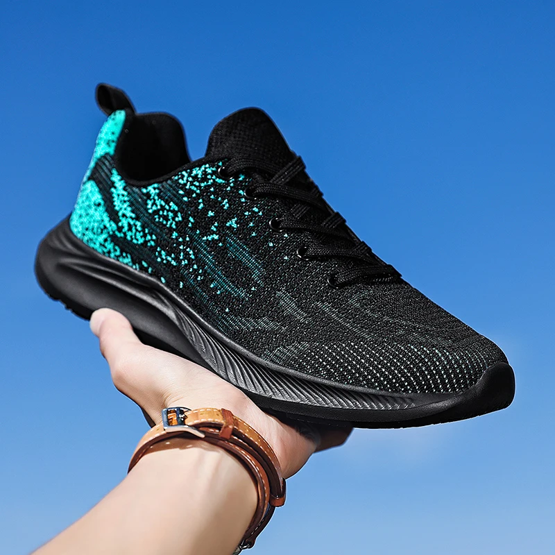 Hot Light Man Running Shoes Comfortable Breathable Men's Sneaker Casual Antiskid Wear-resistant Jogging Men Sport Shoes Size 48