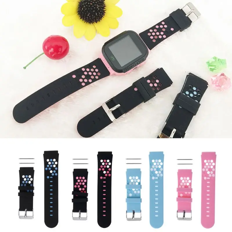 

1PC Childrens Smart Wristband Durable Bracelet Adjustable Silicone Wear-resistant Replacement Strap Waterproof Watch Band