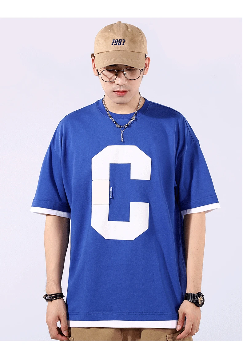 

Футболка с коротким рукавом GY0410, мужская летняя Модная брендовая одежда для мальчиков старшей школы, Мужская футболка с коротким рукавом