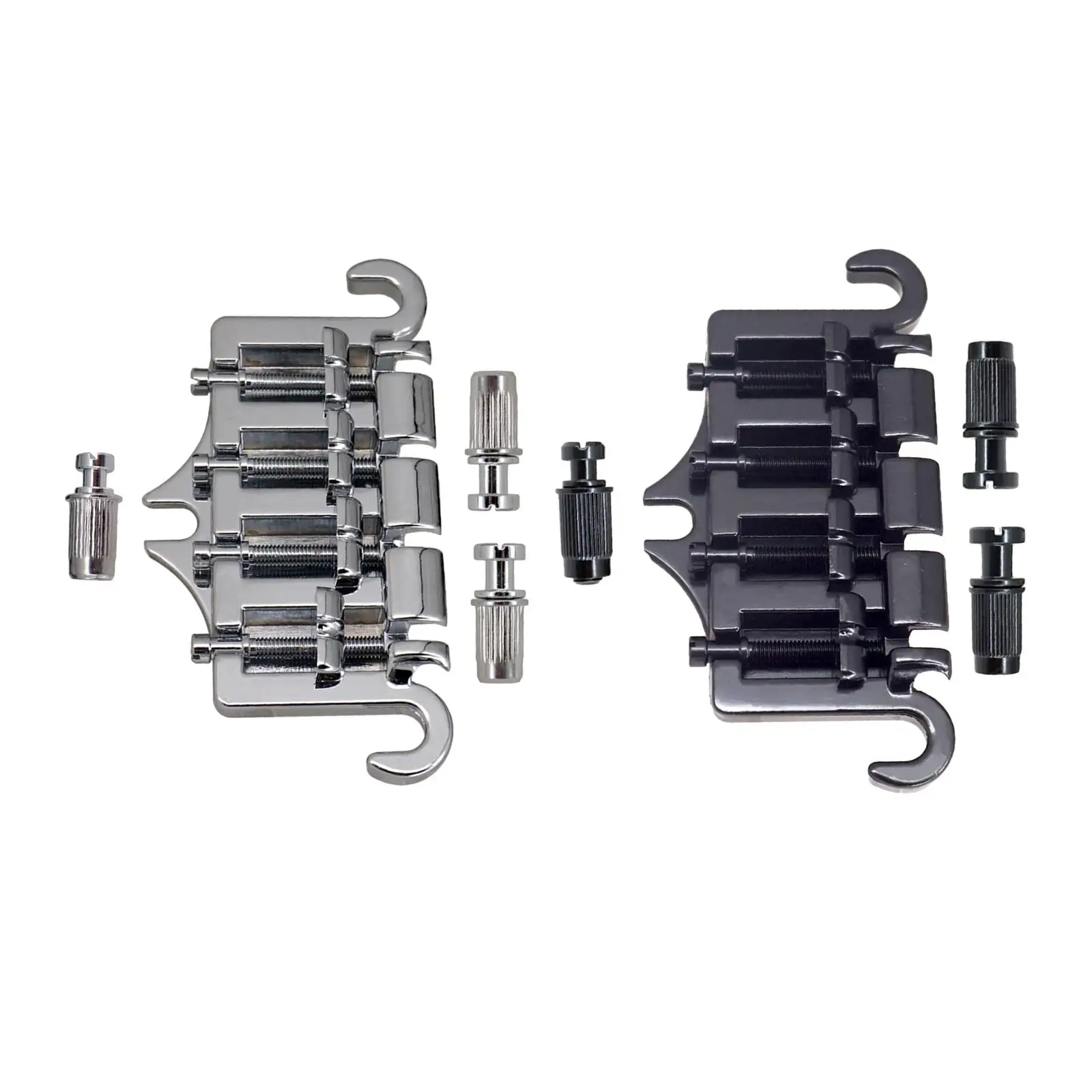 

Precison Tailpiece Bridge Four String Electric Bass bridge Bass Accessories 4 String Bass String Durable Iron String Bass