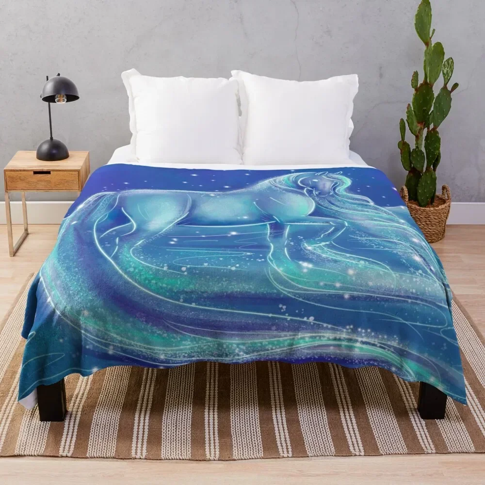 Одеяло Nokk Water Spirit Horse персонализированные подарки дизайнеры для младенцев