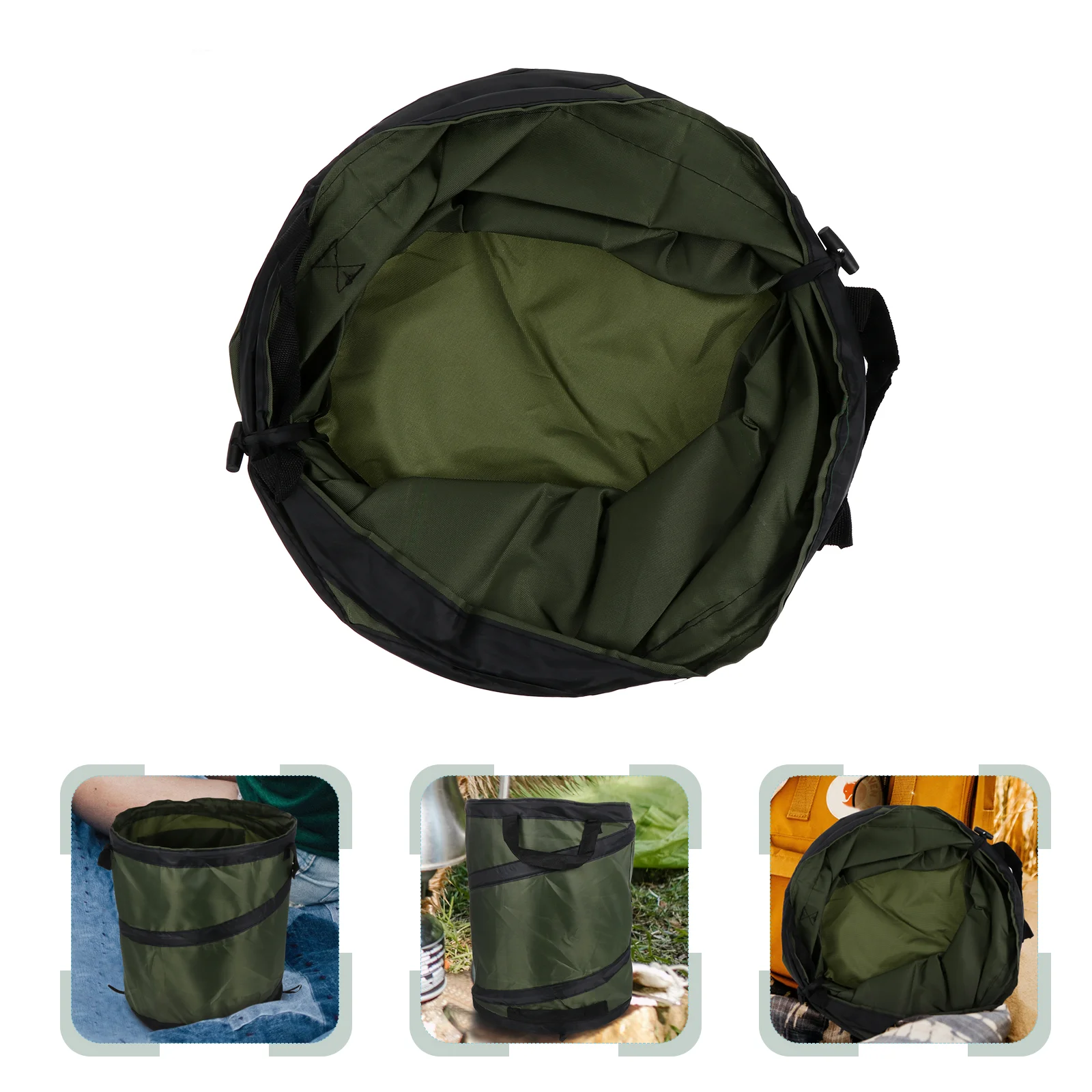 

Garbage Leaf Car Trash Storage Can Holder Bin Reusable Zipper Container Clipping Laundry Debris Garden Refuse Yard Camping Lawn