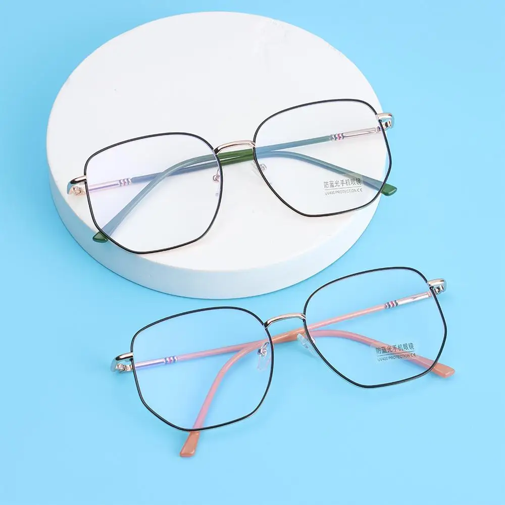 

Women Men Cute Portable Eye Protection Ultra Light Frame Eyeglasses Anti-Blue Light Glasses Computer Goggles
