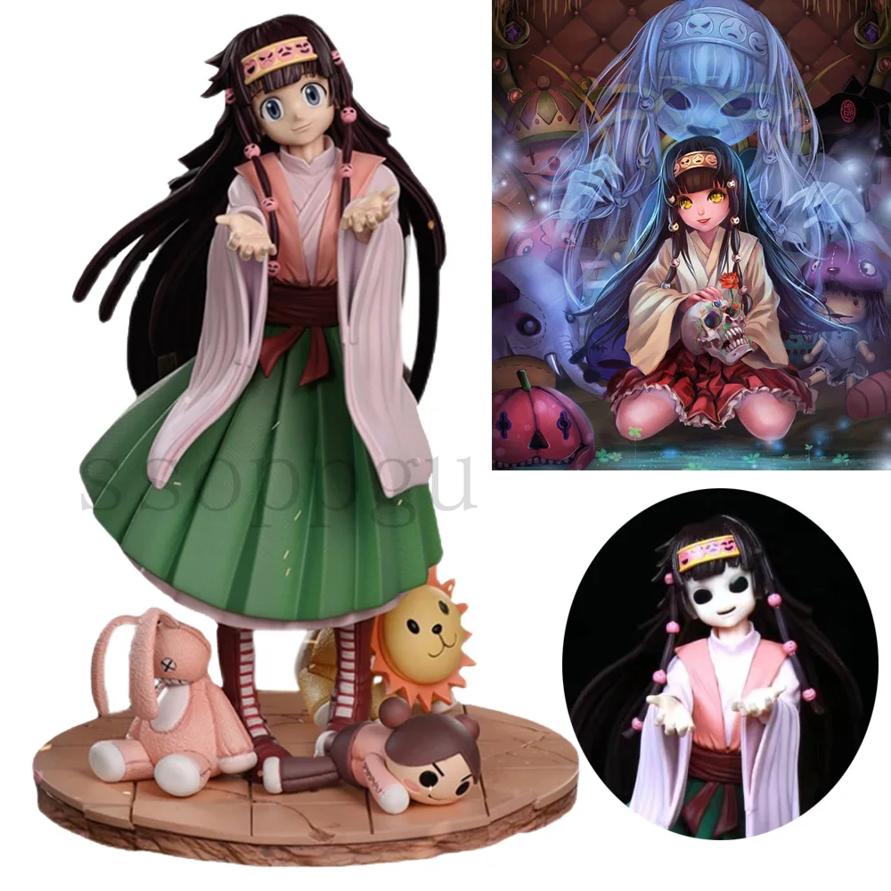 

Охотник x Hunter Alluka Zoldyck Gon Freecss & Killua Zoldyck Аниме ПВХ экшн-фигурка игрушка GK игра Статуя Коллекционная модель Кукла