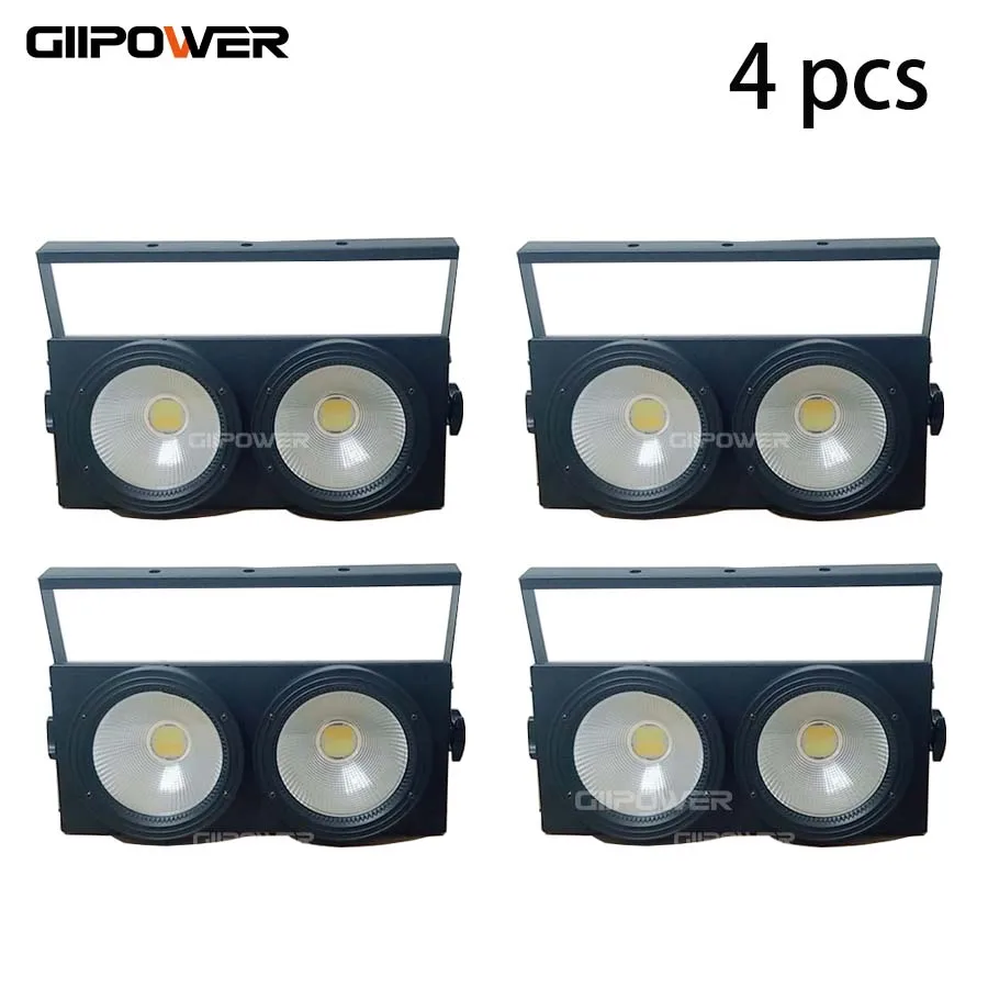 Светодиодный прожектор с 2 глазами 2x100 Вт осветительный прибор DMX сценическое