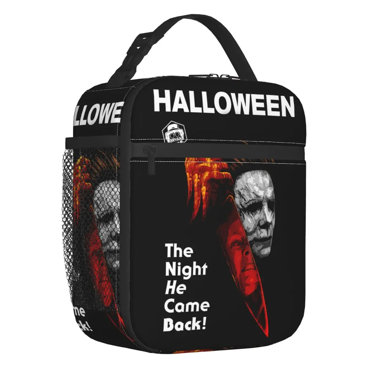Custom Michael Myers Knives Lunch Bag Men Women Cooler Warm 