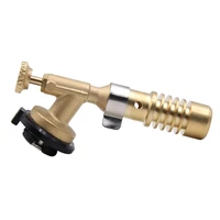 portable gas torch flame gun blowtorch copper flame butane gas burner lighter heating welding for outdoor camping tool