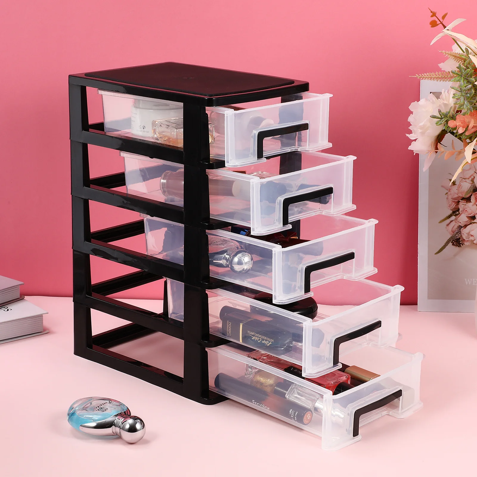 

Storage Cabinet Organizer Table Drawer-type Holder Desktop Small Drawers