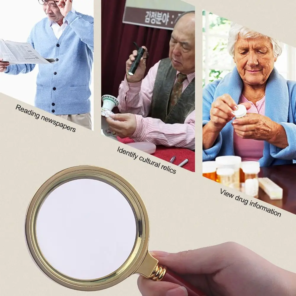 

Профессиональное HD 70/80/90/100 мм 10-кратное увеличительное стекло Объектив Микроскоп ручное чтение ювелирные изделия лупы