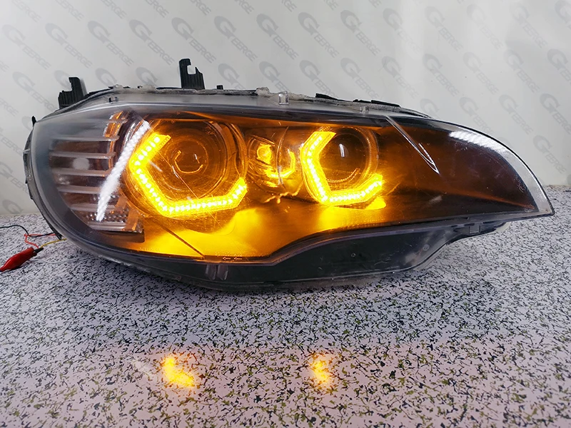 Для BMW X6 E71 E72 2008 2009 2010 2011 2012 2013 2014 Ультра яркий акриловый комплект Concept M4 Iconic Style LED