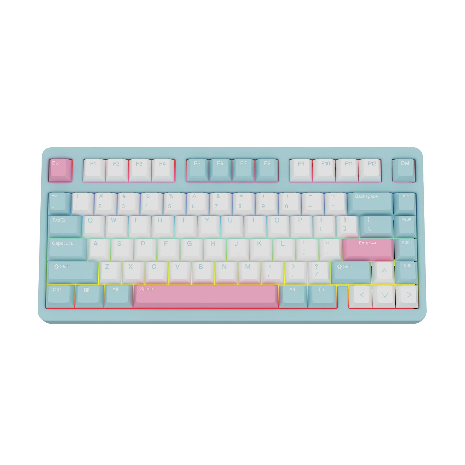 

TOPSTYLE TKB-K75B 75% sandwich mount customized mechanical keyboard wired RGB high quality cherry switch hot swap keyboard