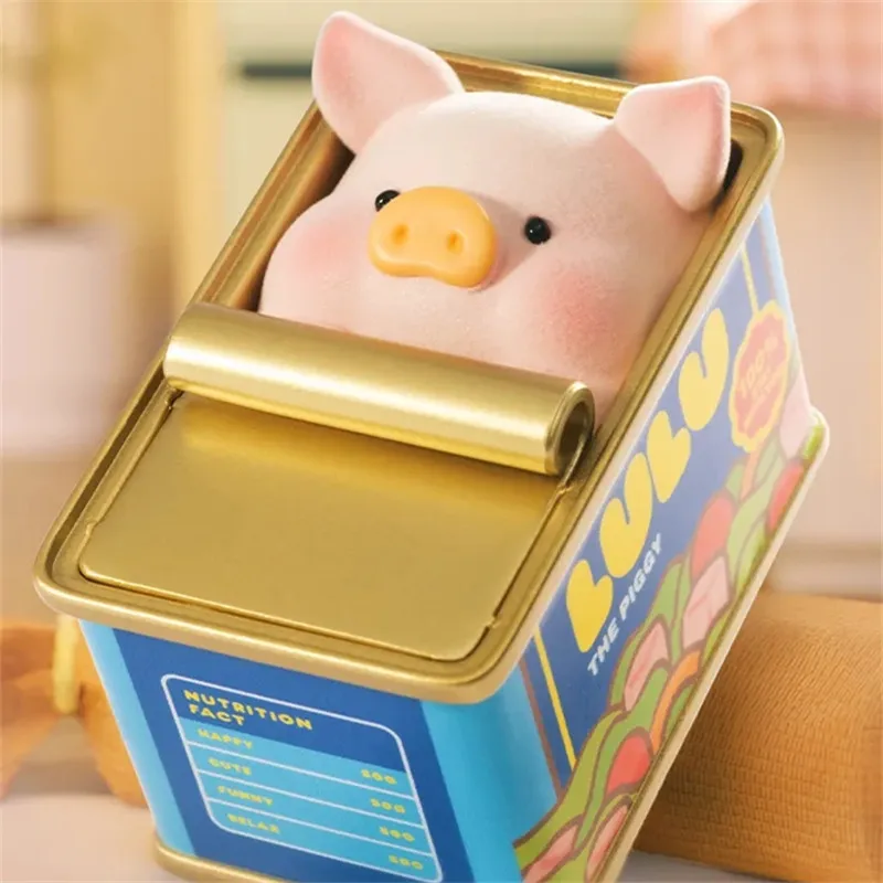 Hot Lulu Pig Associated Daily Blind Box Kawaii Piggy Anime Figure Doll Surprise Bag Room Ornament Collection Model Toys Kids Gi