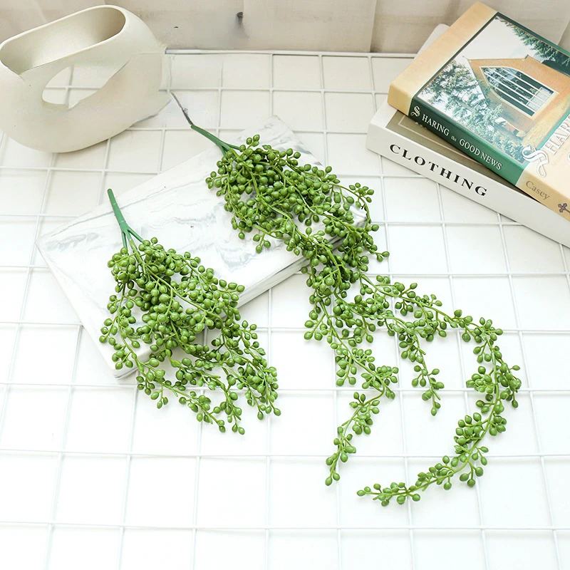 

Green Lover's Tears Artificial Succulent Plants DIY Flower Arrangement Accessories Fake Plants Wedding Christmas Decor