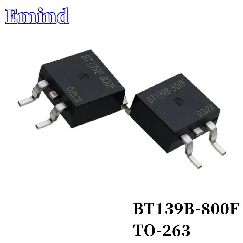 

10Pcs BT139B-800F Thyristor TO-263 16A/800V BT139B SMD Triac Large Chip