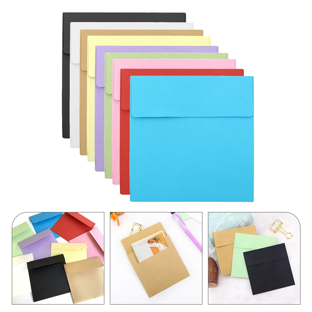 

100 Pcs Membership Card Envelope Vintage Envelopes Letter Paper Keys Envelops Business Office Blessing Cards