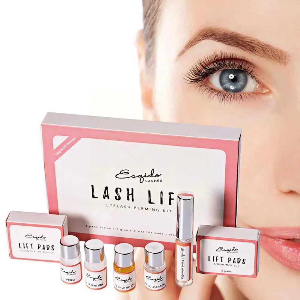

7 Pieces / Set Upgrade Version Lash Lift Kit Lashes Shippment Logo Up Make Perm Fast Can Dropshipping Your Do Set Beauty E4z6