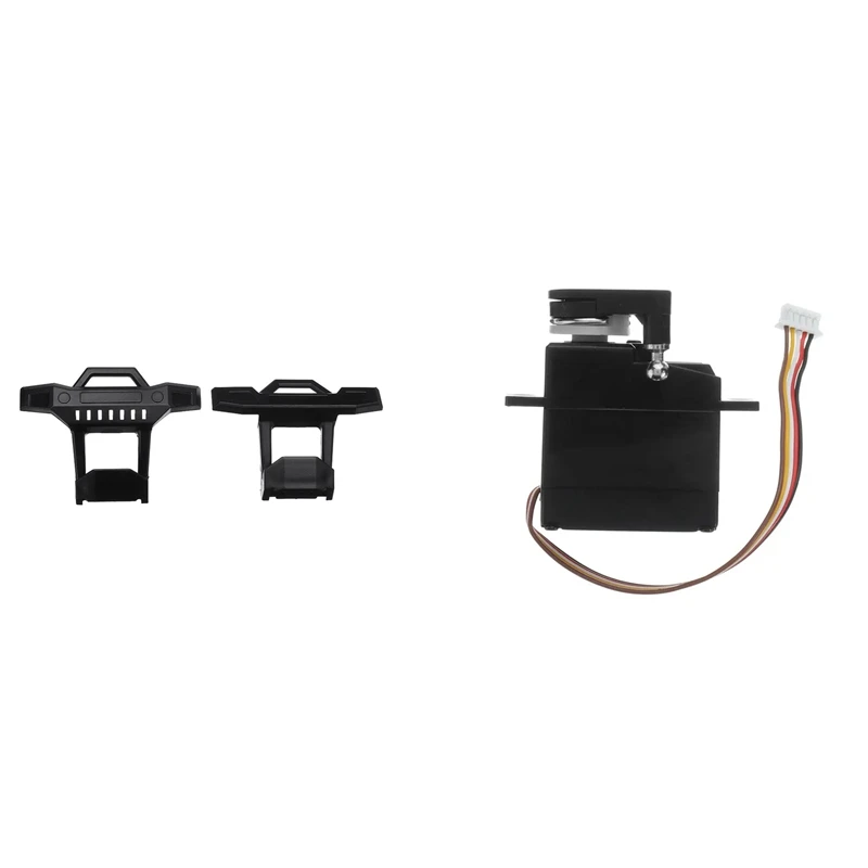 

Защита для переднего и заднего бампера, 1,5 кг, 5 проводов, сервопривод рулевого механизма для 1/18 гусеничного радиоуправляемого автомобиля HS ...