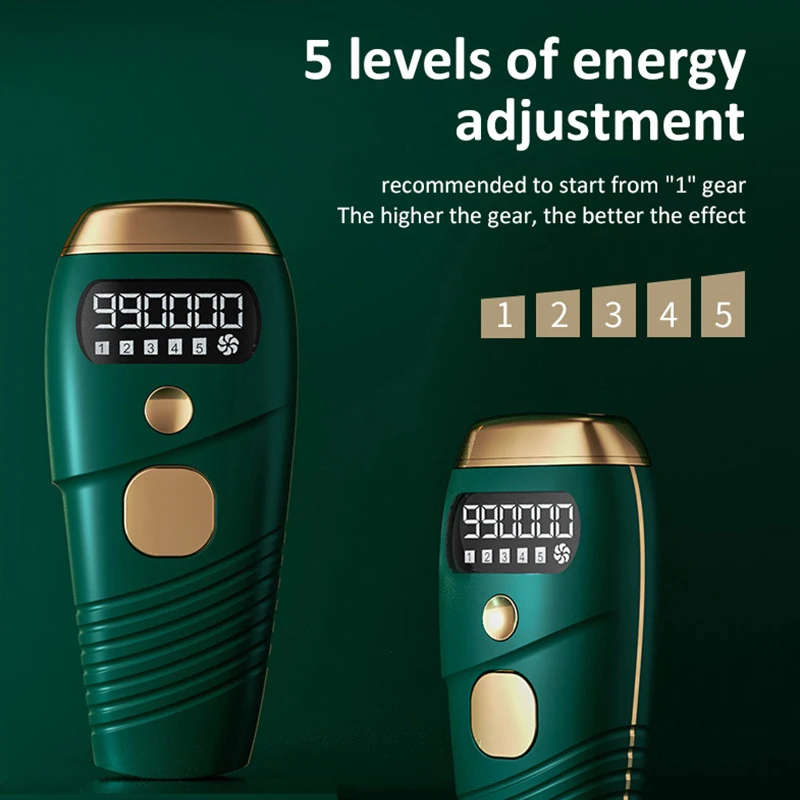 

990000 Flash IPL Laser Depilator Professional Permanent LCD Laser Hair Removal Photoepilator Women Painless Hair Remover Machine