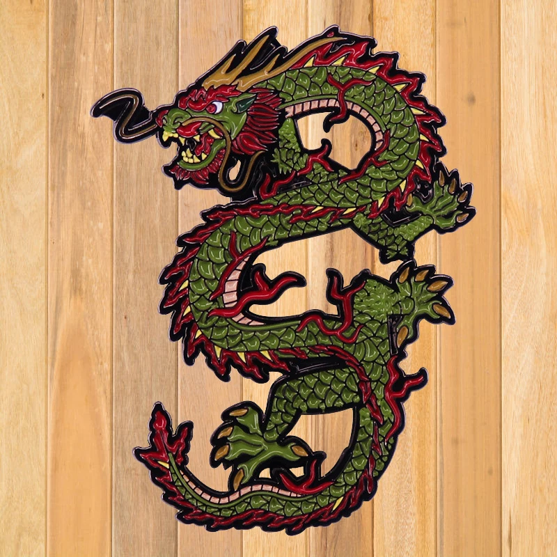 

A1168 Chinese Mythology Dragon Lapel Pins for Backpacks Brooches for Clothing Cool Enamel Pins Badges Accessories Gifts