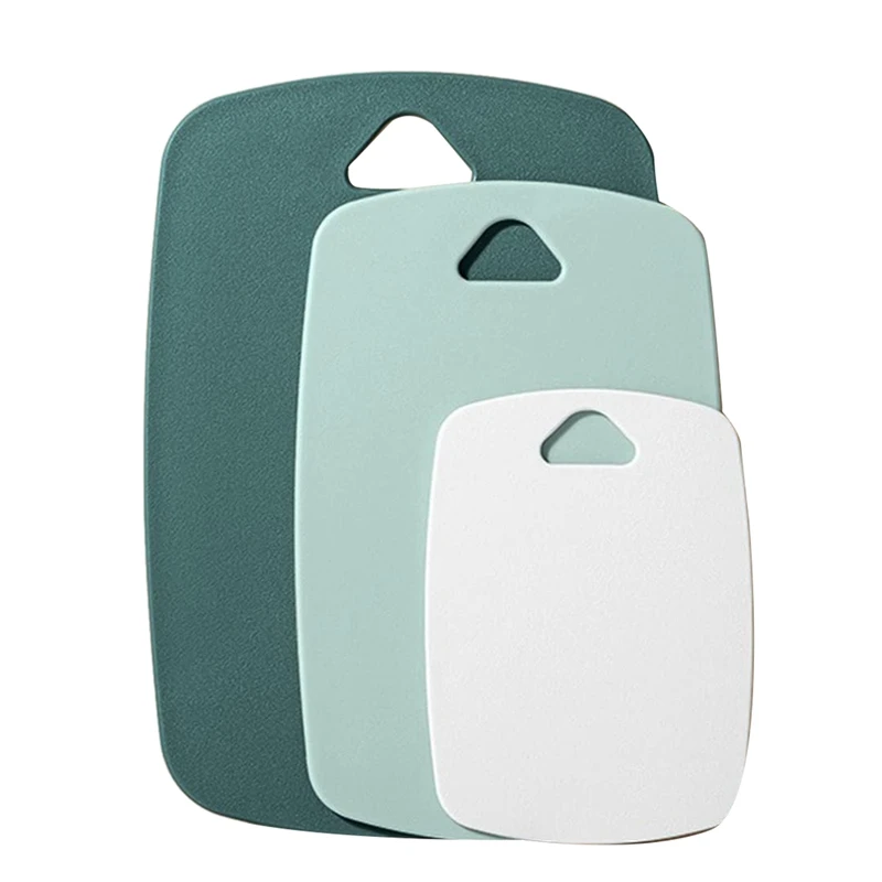 

3 PCS Plastic Cutting Board PP Cutting Boards For Kitchen,Thick Chopping Boards For Meat, Veggies
