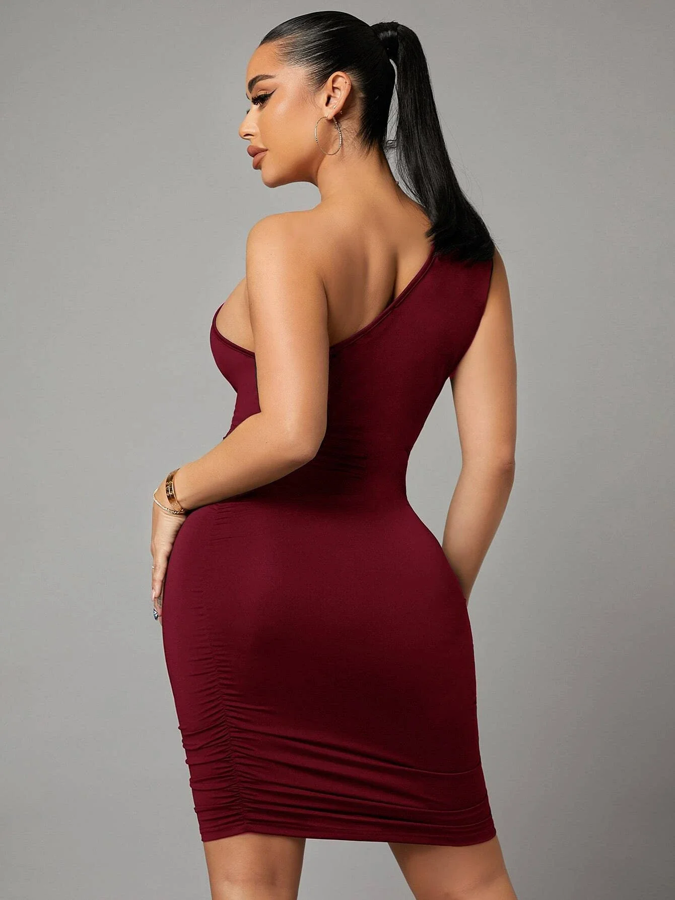 

y2kSummer Sexy Retro One Shoulder Elegant Dress Women Fashion Clothing Party Skinny Mini Dress 2022 New