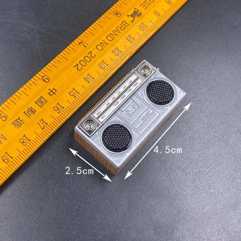 

1/6 1/12 солдат настольная сцена реквизит ретро мини кассета рекордер модель для 12 дюймов 6 дюймов экшн-фигурки DIY игрушка