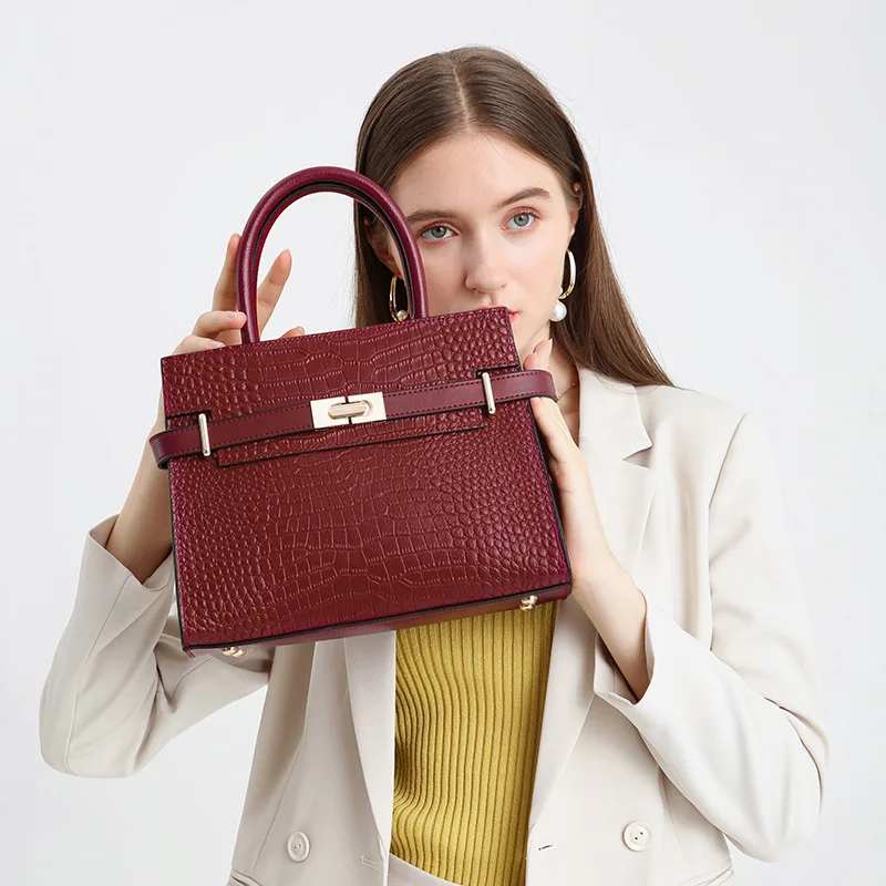 2023 Designer Women Bags Luxury Genuine Leather Handbags Retro Female Shoulder Messenger Bags Brand Fashion Lady Crossbody Bags