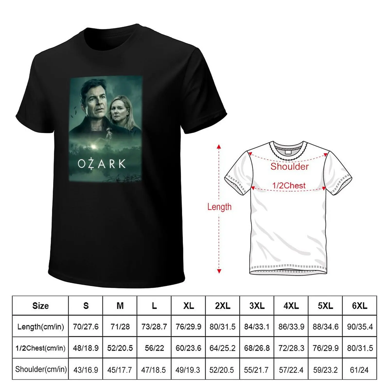 Футболка Ozark Series a белая футболка с рисунком для мальчиков мужская одежда больших