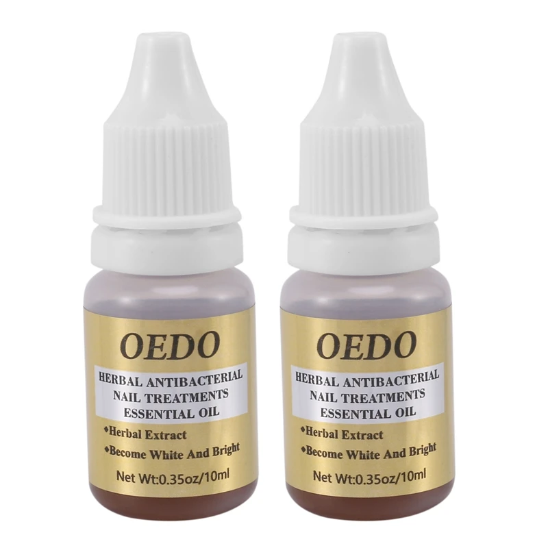 

2X Oedo Herbal Antibacterial Nail Treatments Essential Oil Herbal Extract Nail Fungus Art Repair Tools