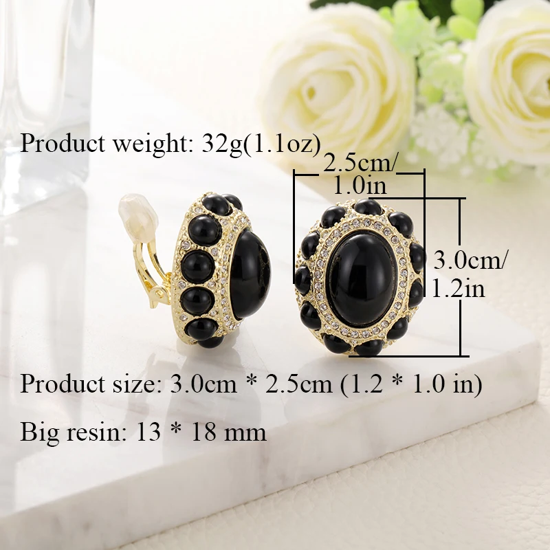 Винтажные цветные Серьги-клипсы GrayBirds в подарочной коробке на День Благодарения