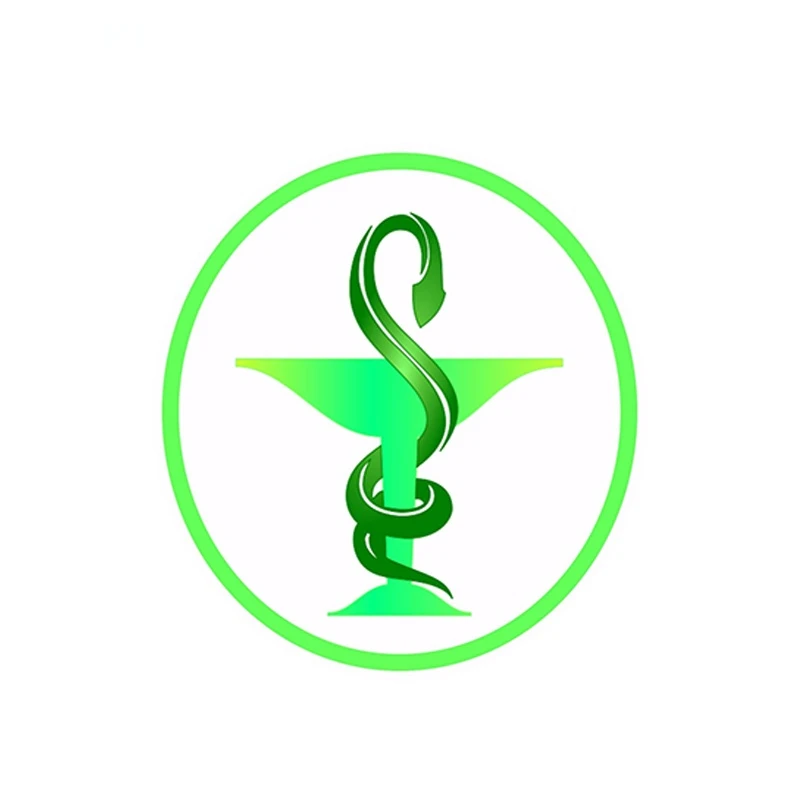 

Car Styling Sticker Medical Caduceus Pharmacy Logo Vinyl for Store Shop Work Truck Home Car Sticker Kk10-25cm