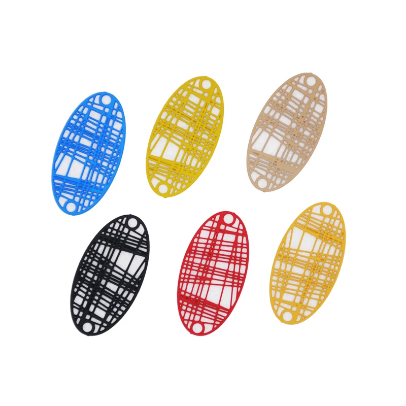 

10pcs/Lot 12*24mm Oval Hollow Geometric Shape Charms Zinc Alloy Connector Jewelry Earring Findings for Woman