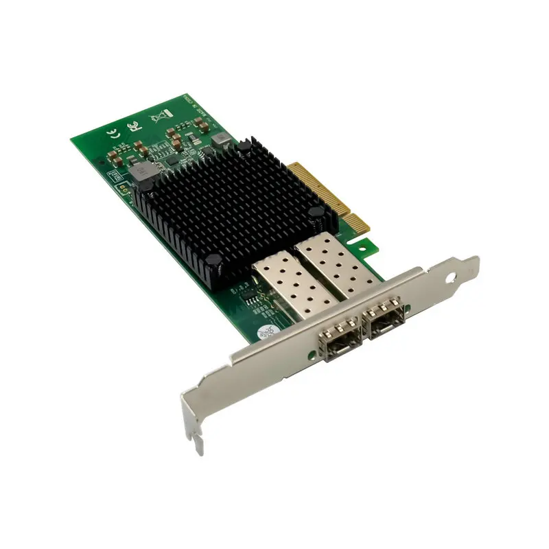 Волокно JL82599ES Двухпортовая сетевая интерфейсная карта 10 ГБ X520SR 20 000 Megabyte DA2