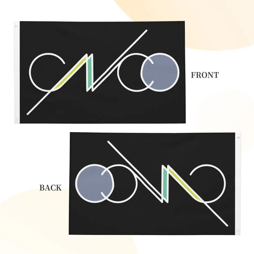 Новый двухсторонний баннер CNCO легкий флаг Садовый декоративный вечерние 3x5 футов