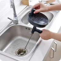 drain cleaner sewer toilet dredger household pipe hair clogging cleaning tool remover through plunger sink home kitchen bathroom