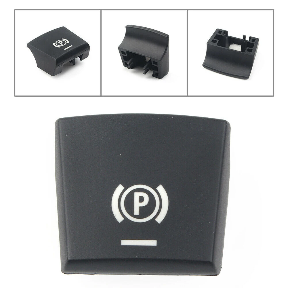 

Hot Sales Practical Useful Durable Parking Brake Button Handbrake Accessories Black Car Cover Interior P Button