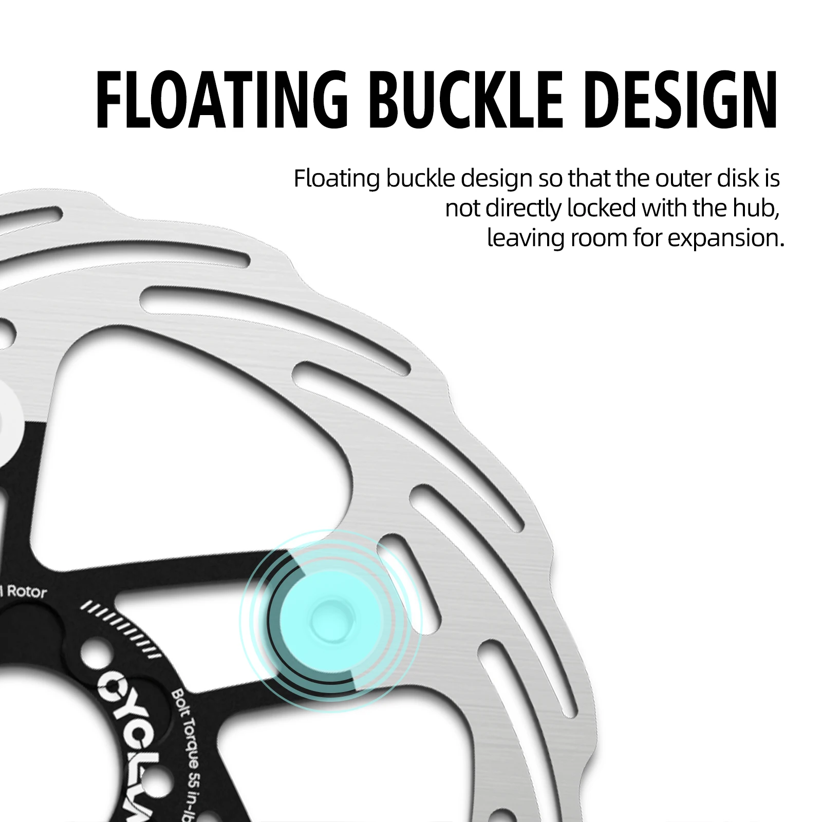 Велосипедный дисковый тормозной ротор CYCLAMI 160 мм 180 гидравлический высокопрочный