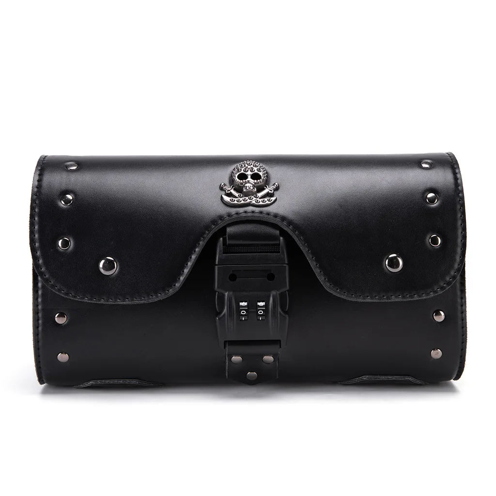 

2025 универсальная мотоциклетная седельная сумка на передний руль для Harley Honda Kawasaki Tools Essential, водонепроницаемая искусственная кожа