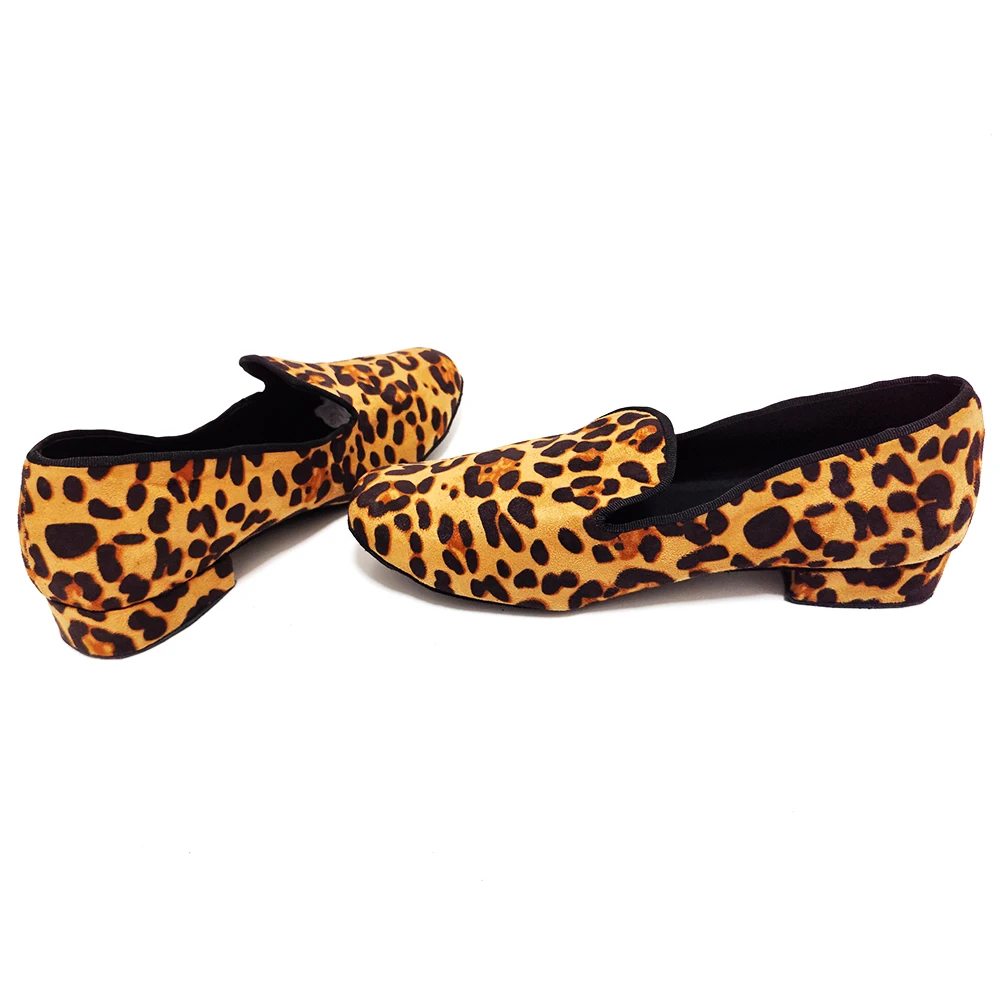 Indoor Man Ballroom Latin Jazz Dance Shoes for Men Low Heel 1inch 1.5inch Professional Practice Dancing Shoes Large Size 38-48