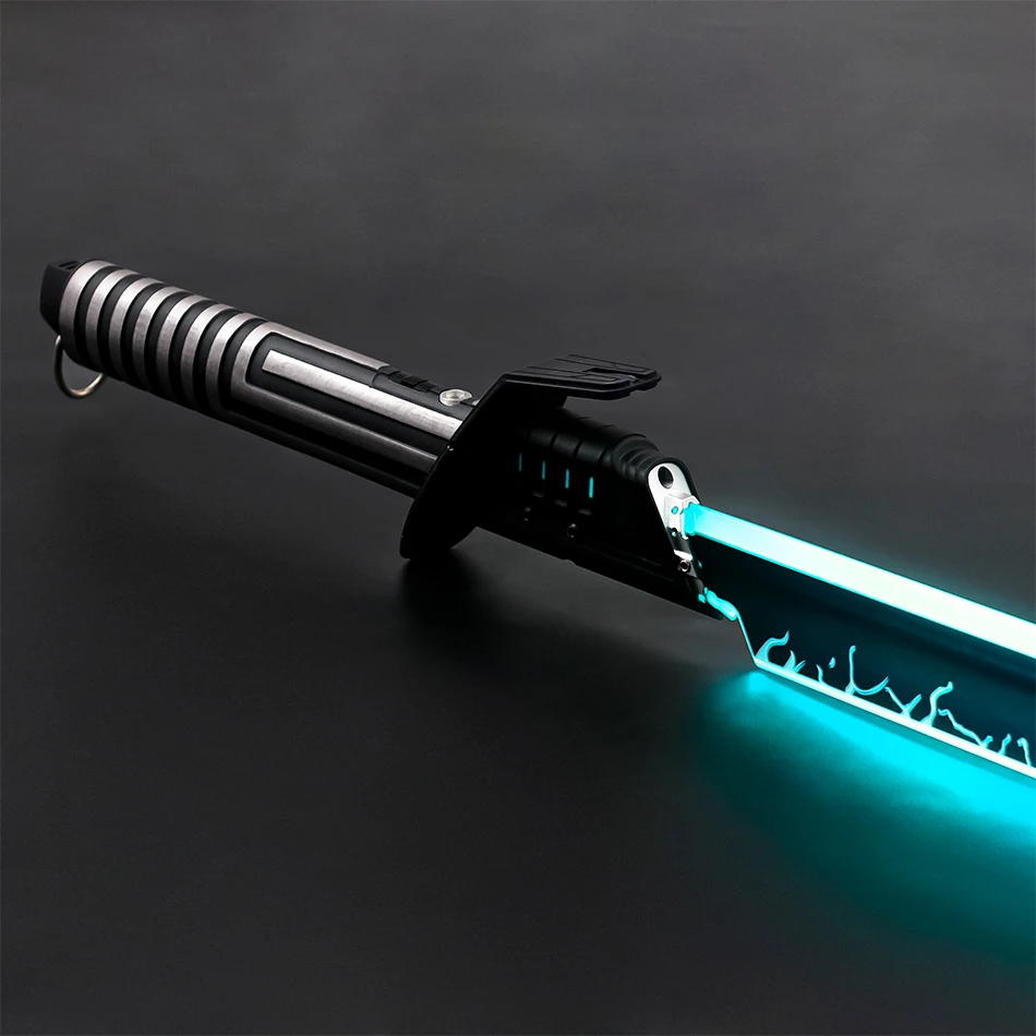 

New Mandalorian Darksaber Pixel Lightsaber Sensitive Swooth Swing Laser Sword Heavy Dueling Blade 22 Sets Sound Fonts Glow Toys
