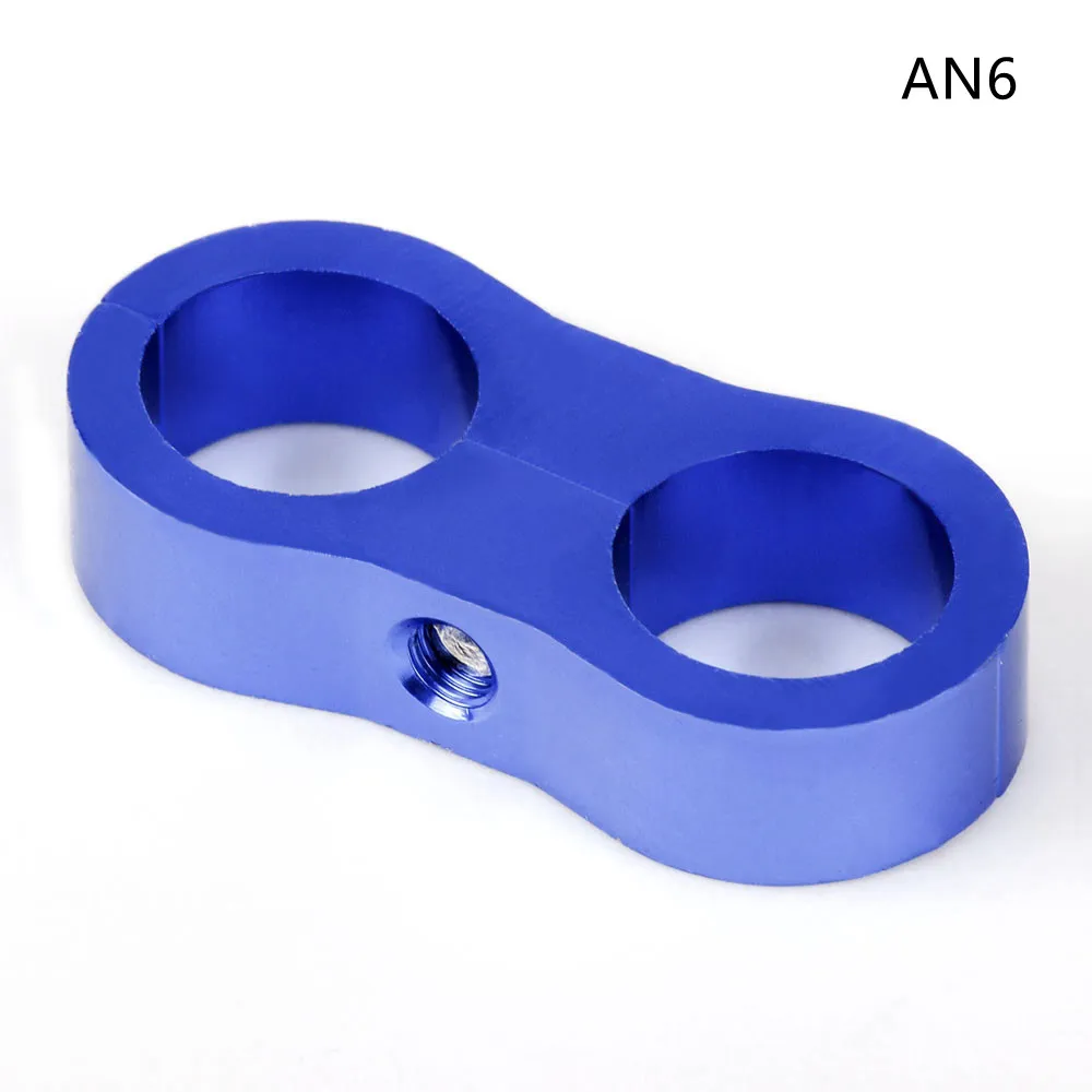 Алюминиевая Заготовка 1 шт., двойной AN4 11 мм/AN6 14 мм/AN8 16 мм/AN10 20 мм, плетеный шланг, водопроводный сепаратор, зажим, зеркальный