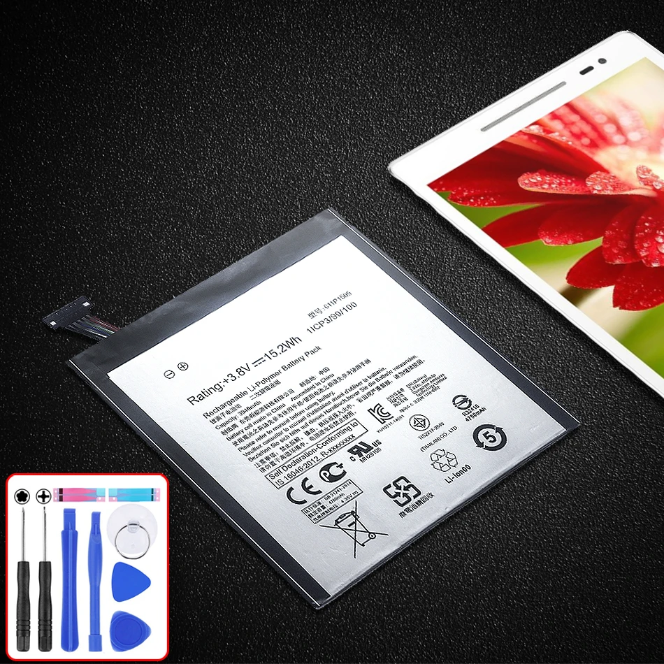 

For Asus ZenPad 8.0 Z380KL P024 Z380C P022 Z380CX Tab Replacement Battery C11P1505 3948mAh Li-polymer Battery