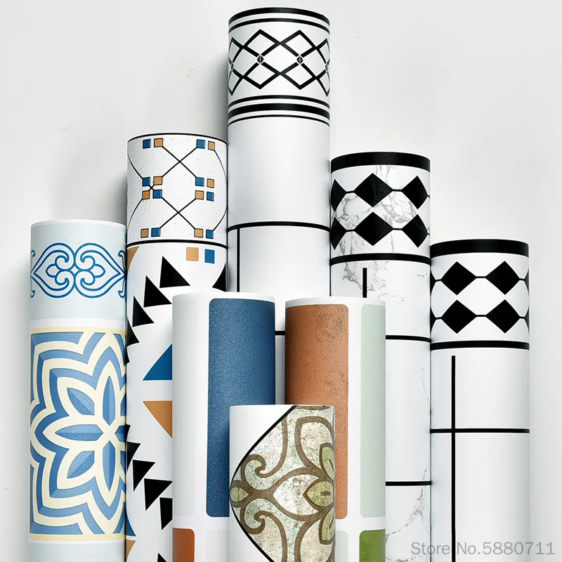 pvc new kitchen waterproof stickers oil resistant pearl paint laser stove kitchen cabinet self adhesive wall sticker diy wallpap free global shipping