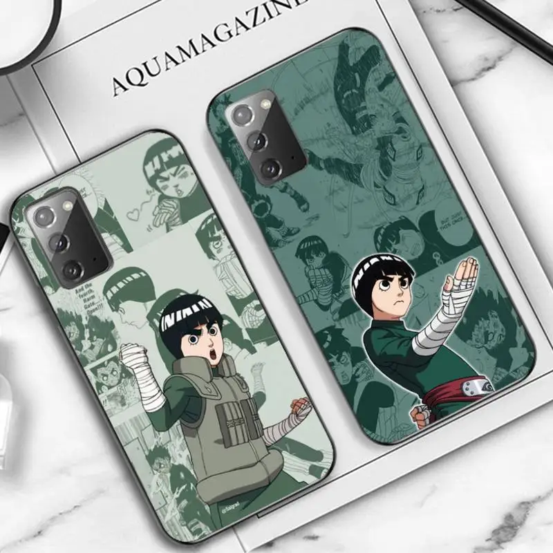 

BANDAI Naruto Rock Bruce Lee Martial Art Phone Case for Samsung Note 5 7 8 9 10 20 pro plus lite ultra A21 12 02
