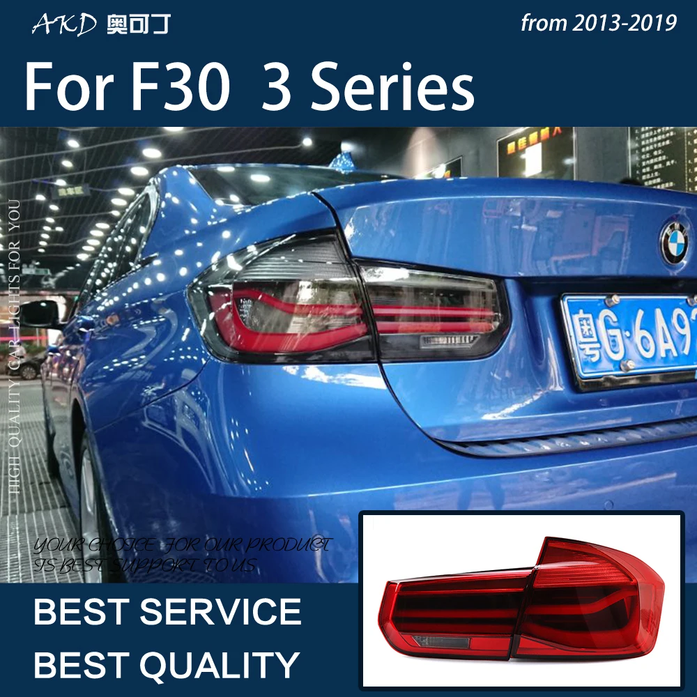 Car Lights for BMW F30 F35 2013-2019 3 Series LED Auto Taillights Assembly Upgrade AKD Original Design Dynamic Tool Accessories